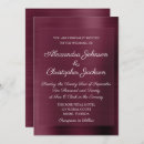 Search for burgundy purple wedding invitations Chic