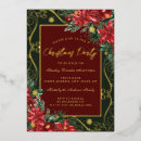 Search for snowflakes frame invitations Red