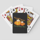 Search for halloween design playing cards Pumpkin spice