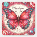 Search for red butterfly stickers Elegant