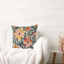Search for blue orange floral cushions Daisies