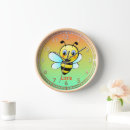 Search for cartoon bee clocks Bumblebee