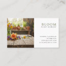 Search for plant business cards Rustic
