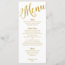 Search for gold foil menus Calligraphy
