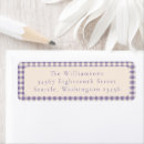 Search for gingham return address labels Cute