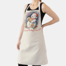 Search for vintage snowman aprons Retro