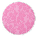 Search for pink drawer knobs and pulls Girly