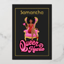 Search for afro invitations Black