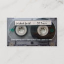 Search for cassette business cards Cool