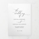 Search for tri fold wedding programs Elegant
