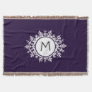 Search for elegant purple christmas blankets Snowflakes