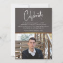 Search for masculine graduation invitations Modern