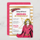 Search for supergirl birthday invitations Dc comics