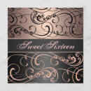 Search for peach sweet 16 invitations 16th
