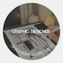 Search for graphic designer stickers Logo