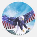 Search for eagle with flag stickers Patriotism