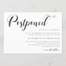 Search for postponed wedding invitations Save our new date