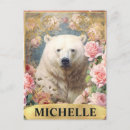Search for bear pink postcards Watercolor