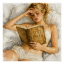 Search for vintage woman reading posters Book lover