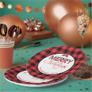 Search for plaid christmas plates Lumberjack