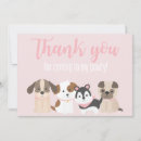 Search for puppy party thank you cards For kids