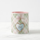 Search for plaid heart mugs Green