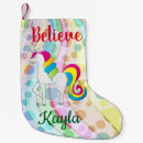 Search for unicorn christmas stockings Rainbow