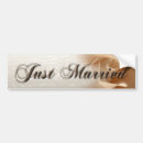 Search for celebrate love bumper stickers Just married
