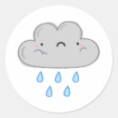 Search for cute rain clouds stickers Kawaii