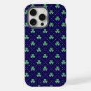Search for green lucky clover pattern iphone cases Four leaf clover