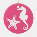 Search for seahorses christmas tree decorations Pink