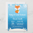 Search for fox baby boy shower invitations Blue