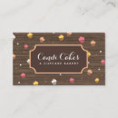 Search for cupcake pattern business cards Cupcakes