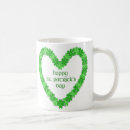 Search for shamrock heart mugs Shamrocks