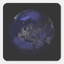 Search for earth at night stickers View from space