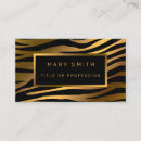 Search for gold text business cards Salon