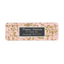 Search for girlie return address labels Glitter