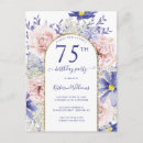 Search for 75th birthday postcards Floral