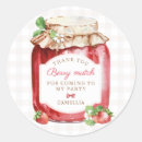 Search for berry jam stickers Strawberries