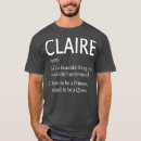 Search for claire name tshirts Anniversary