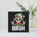 Search for rock and roll christmas cards Santa