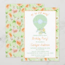 Search for vintage hot air balloon invitations Up up and away