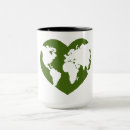 Search for love the earth mugs Heart