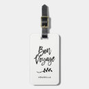 Search for bon voyage luggage tags Elegant