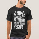 Search for recipes tshirts Chef