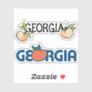 Search for the peach state stickers Retro