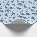Search for blue star wrapping paper Shiny