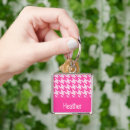 Search for pattern pink key rings Pink and white