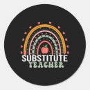 Search for substitute teacher stickers First day of school