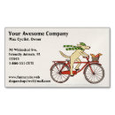 Search for bicycle business cards Cyclist